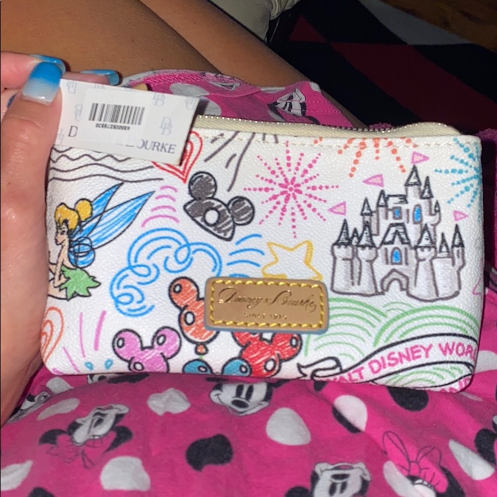 Disney Dooney and bourke sketch cosmetic pouch